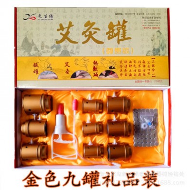 艾灸拔罐 器抽气式火罐灸真空拔火罐艾灸罐随身灸艾灸盒拔罐新品