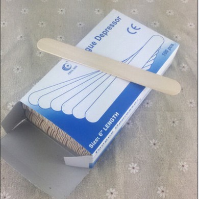 医用压舌板 优质桦木 一次性使用木质 雪糕棒 医用耗材 100支盒装