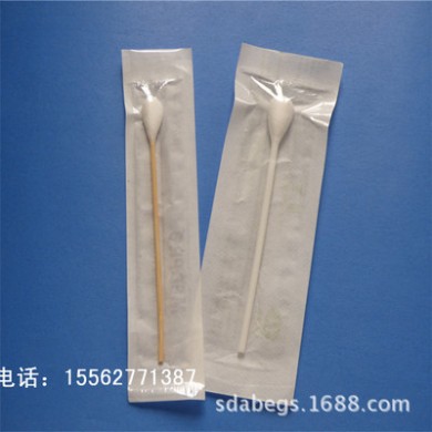 欢迎订购消毒无菌独立包装长棉棒 大独头一次性医用耗材棉签