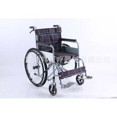 助邦轮椅 厂家直销可折叠带坐便半躺全躺老人小轮旅行轻便代步车