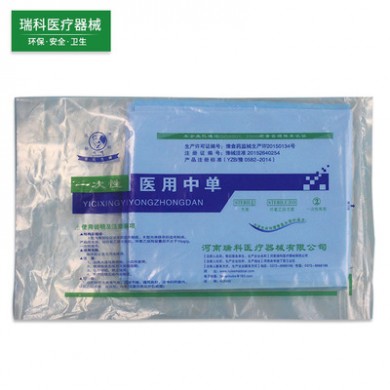 瑞科医疗供应一次性使用无纺布中单无纺布医院美容院中单耗材批发