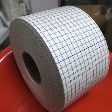 100米包邮蓝格无纺布膏药布医用透皮贴敷专用胶布膏药加固胶布