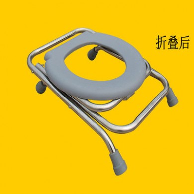 厂家直销不锈钢轻便坐便椅蹲便用座便椅洗澡椅
