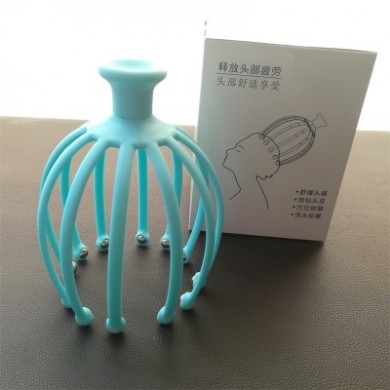头皮按摩器钢珠头部按摩爪穴位舒缓醒脑醒目12爪日韩货源厂家