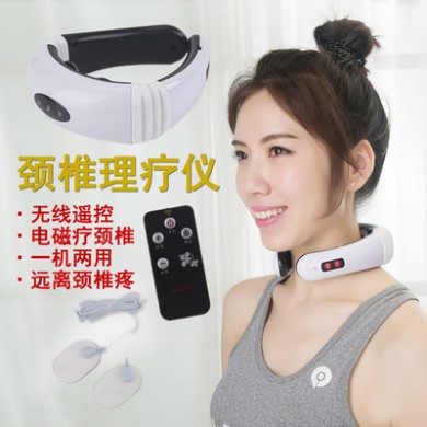 颈椎按摩仪电磁电击脉冲颈椎理疗仪治疗仪 多功能颈部按摩器批发