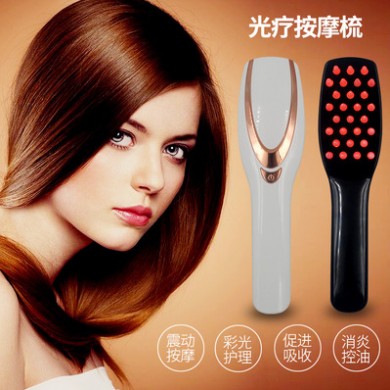 随意美 电动按摩梳 生发梳生发仪 头部震动按摩器防脱发 厂家直销