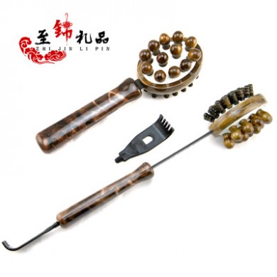 厂家直销玉石按摩捶背部肩部按摩器挠痒痒敲打保健养生捶礼品定制