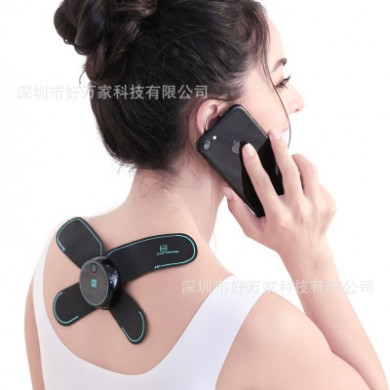 美人计厂家直销M4按摩仪全身智能脉冲肩颈按摩器颈部肩部微商代发