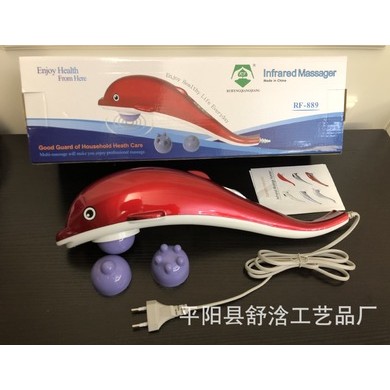 批发小海豚按摩棒电池 USB三用按摩用品多功能按摩锤  礼品按摩器