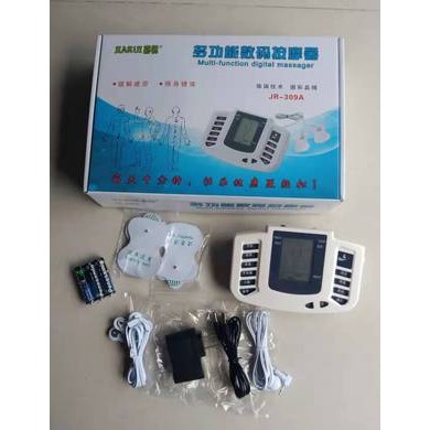 批发跨境专供脉冲按摩器 经络按摩器多功能数码电子针灸按摩仪