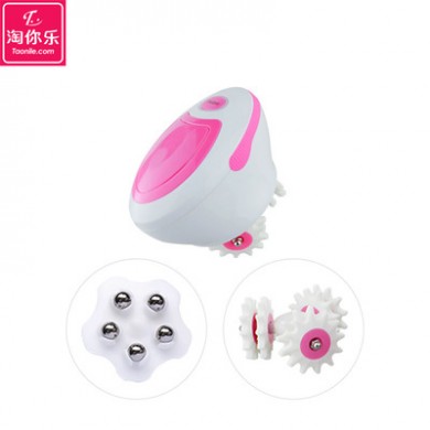 淘你乐手持按摩仪滚轮3d瘦脸仪迷你瘦身甩脂按摩器多功能美容仪