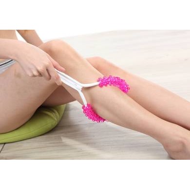 2858达贺热销按摩器 Y型指压滚轮腿部按摩器 创意礼品迷你美腿器