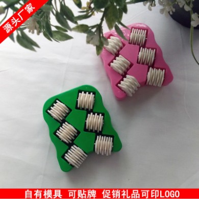批发 多功能迷你按摩器 促销礼品3D六轮按摩器 mini便携按摩器