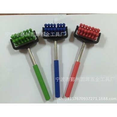 伸缩按摩棒   塑料按摩棒  按摩滚轮   新款按摩器  伸缩抓痒器
