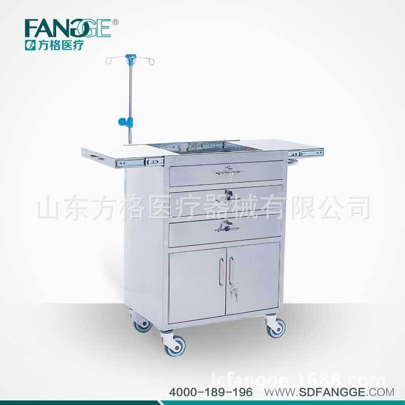 不锈钢抢救车b17