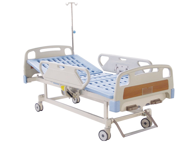 RS104-C 手动两摇三折医用病床医疗用床
