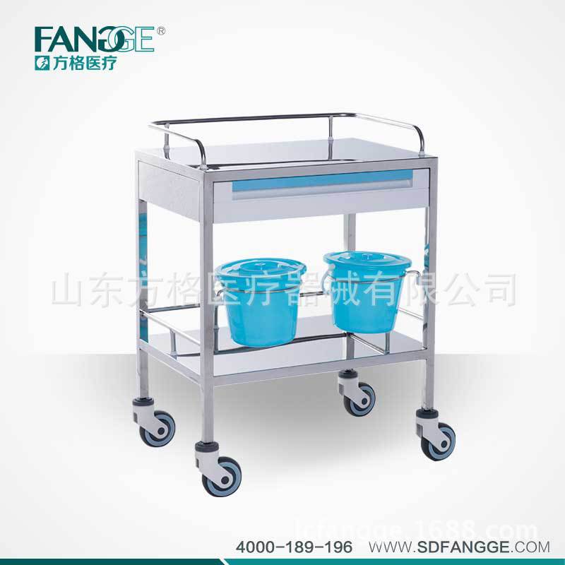 不锈钢治疗车b07