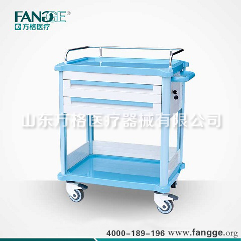 医院专用高品质ABS送药车 方格新款送药车