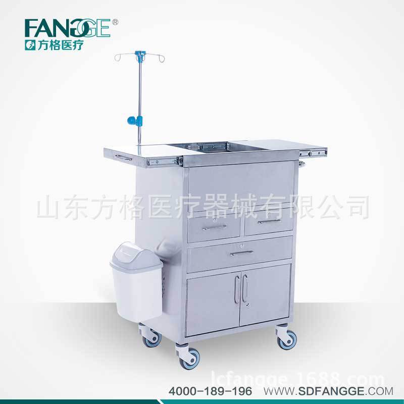 不锈钢抢救车B16