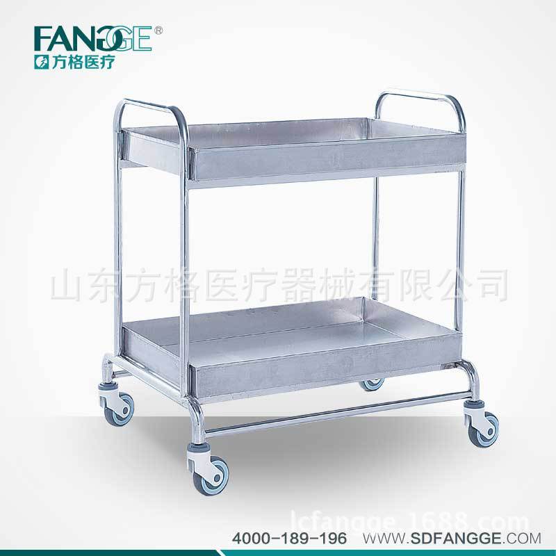 不锈钢双层送物车b20