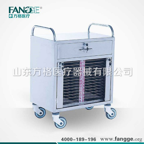 畅销不锈钢病历车 方格牌病历车发展战略