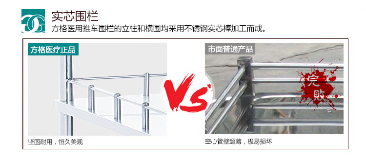 不锈钢围栏对比
