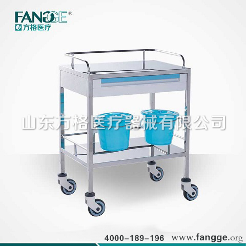 专业生产治疗车厂家，优质方格不锈钢治疗车