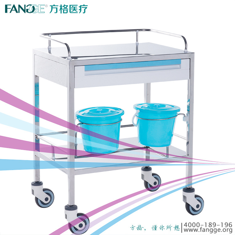 不锈钢治疗车B07