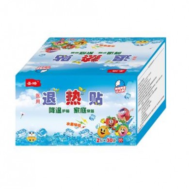 简装水果味退热贴