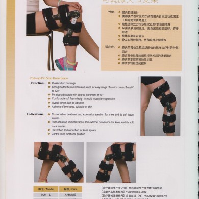 可调膝关节支架