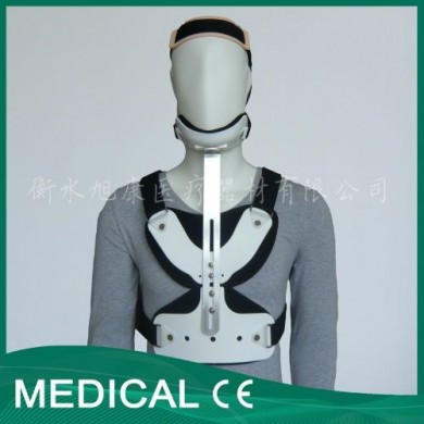 成人可调头颈胸E型矫形器/固定器头颈胸固定支具_简介
