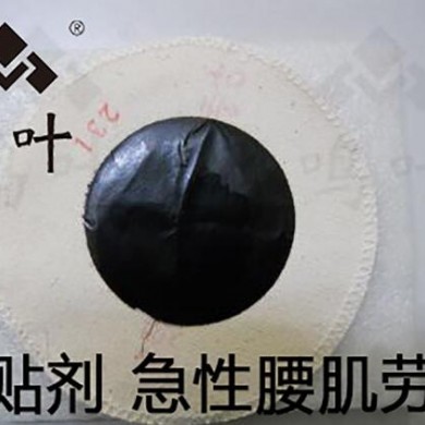 朱氏堂鸣叶黑贴剂急性腰肌劳损贴_简介