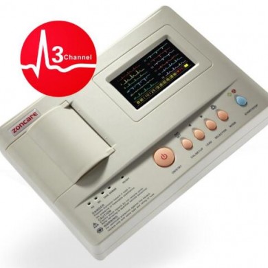 ECG-1203G 4.3寸彩屏三道自动分析心电图机_简介