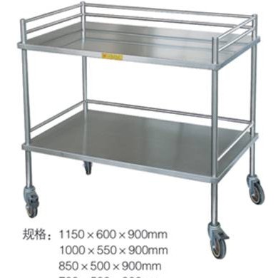 双层不锈钢医用推车_简介