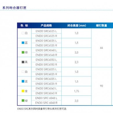 瑞奇腔镜直线型切割吻合器钉匣ENDO SRC6035L_简介