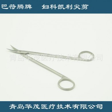 不锈钢医用剪/无镀层手术剪/妇科凯利尖剪_简介