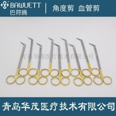 冠脉角度血管剪/无镀层45度60度90度剪刀_简介