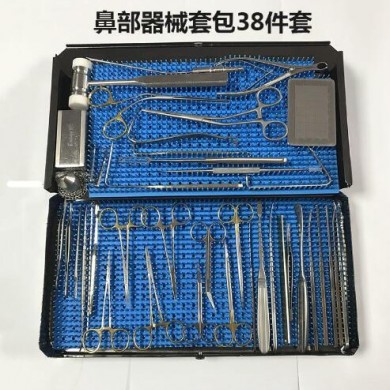 鼻部手术工具套装 美容整形鼻综合器械套包 纠正假体放置钳鼻夹板_简介