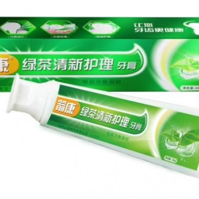 绿茶清新护理牙膏_简介
