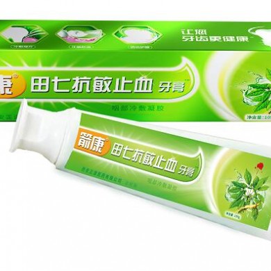 田七抗敏止血牙膏_简介