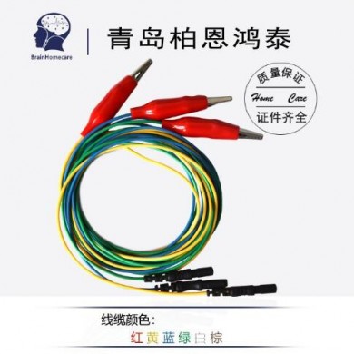 脑电鳄鱼夹电极线 脑电导联线_简介