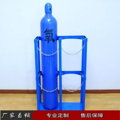 氧气瓶防倒架子 气瓶架 钢瓶固定架_简介