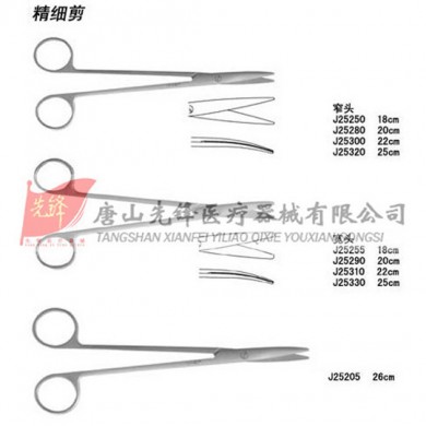 不锈钢医用精细剪_简介
