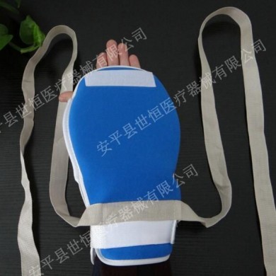 约束固定手套 手部固定带 防拔管约束手套_简介