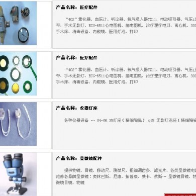 医疗配件_简介