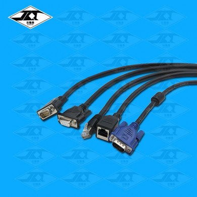 推拉自锁航空插头连接器转RS232 USB DB9 RJ45串口网线_简介