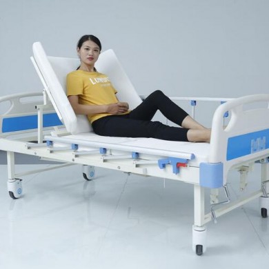家用多功能老人带便孔医用床_简介