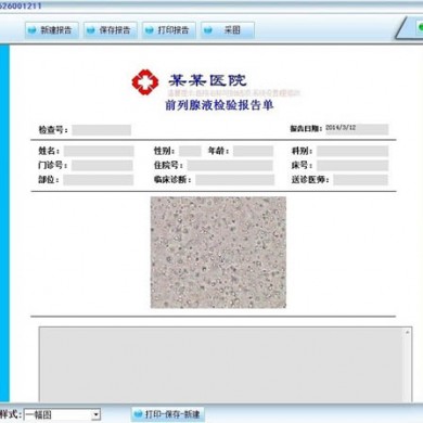 前列腺液检查报告系统_简介