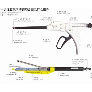 腹腔镜切割吻合器及钉仓组件_简介